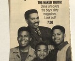 Me And The Boys Tv Guide Print Ad Steve Harvey TPA11 - $5.93