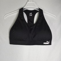 Puma Women&#39;s Athletic Sports Bra Padded Black Activewear Size XL - £16.35 GBP