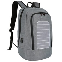 Solar Powered Designer bagpack men mochila usb charging backpack Travel 15.6&#39;&#39; l - £79.97 GBP