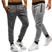 Men Long Casual Sport Pants Gym Slim Fit Trousers Running Joggers Gym Sw... - $342.52 MXN