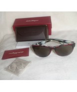 Salvatore Ferragamo Sunglasses Model SF 617S Color 620 Red Horn Frame  new - $115.16 CAD
