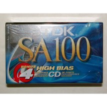 TDK SA100-4 100-Minute High Bias IECII/Type II Blank Audio Cassette (4-Pack) - £79.87 GBP