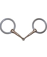 Sliester 3 inch Heavy O Ring Stainless Steel Smooth Copper Snaffle Bit #... - £188.85 GBP
