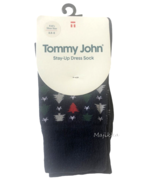 Tommy John Stay-Up Kids Christmas Socks Shoe Size 3.5-5 Dress Blues Bals... - £15.40 GBP