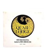 Quail Lodge Hotel Vintage Matchbook Carmel Valley Country Club Unstruck ... - $28.01 CAD