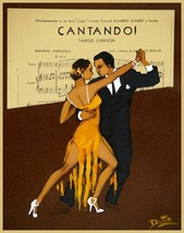 9800.Decoration Poster.Home room wall Art.Cantando.Argentinian Tango dancers - £12.94 GBP+