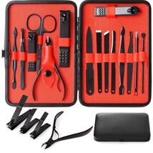 Luxury Nail Care Set: Complete 15-Piece Kit for Manicure &amp; Pedicure Needs - $24.70