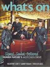  Human Nature /Sammy Hagar / Rock Of Ages @ Whats On Mag Feb  2013 - £4.68 GBP