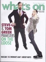 Steve O &amp; Tom Green / Jersey Boys @ Whats On Mag Mar  2013 - £3.95 GBP
