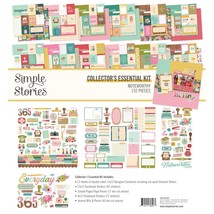 Simple Stories Collector&#39;s Essential Kit 12&quot;X12&quot;-Noteworthy - £24.82 GBP