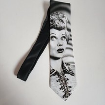 Ralph Marlin Lucille Ball I Love Lucy Mens Neck Tie 1994 Vintage Black &amp;... - £7.58 GBP