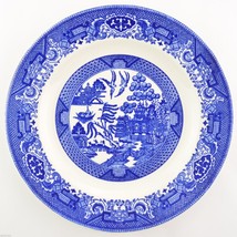 Royal USA China Willow Ware Blue Dinner Plate Tableware Dinnerware Ironstone - £7.34 GBP