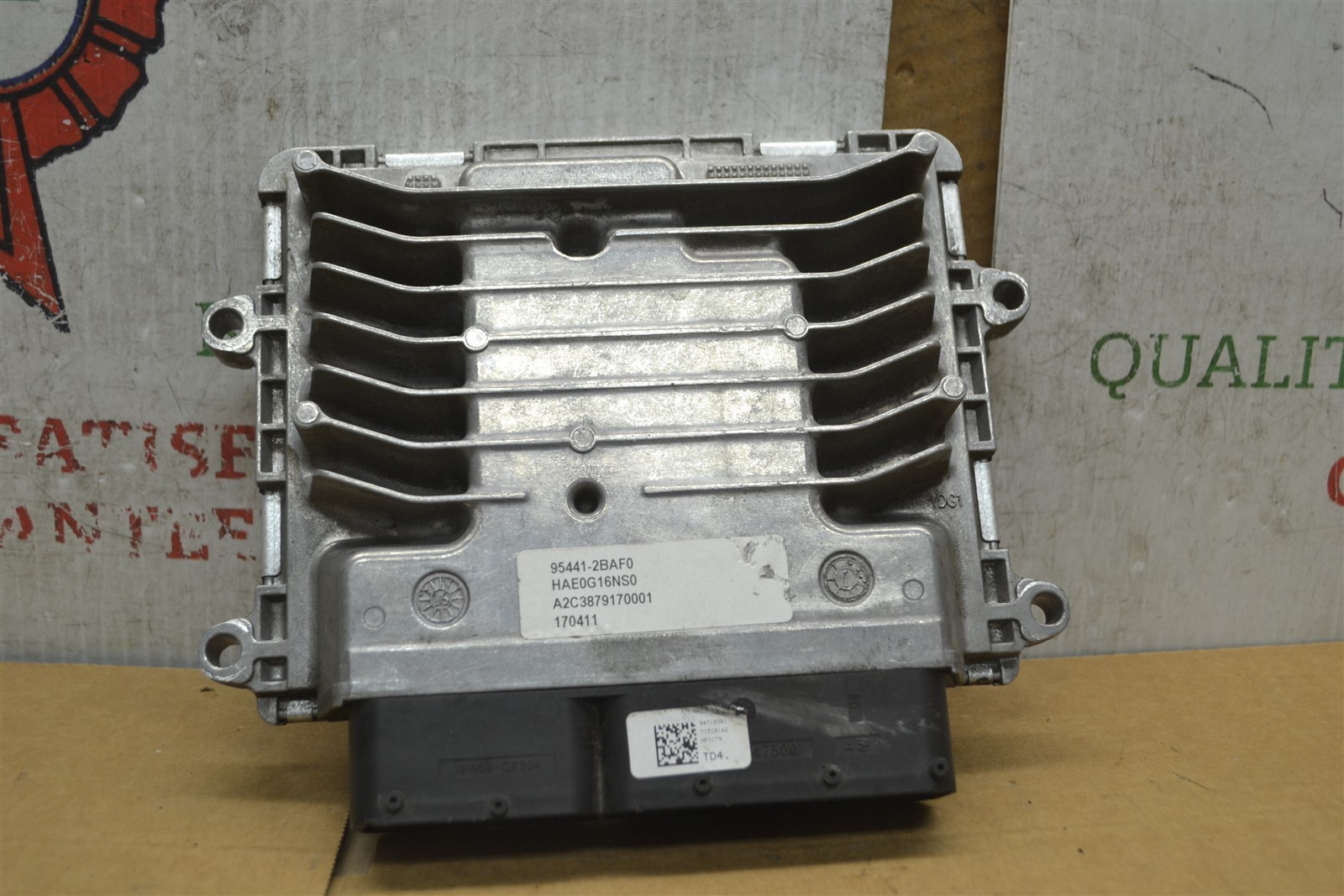 2017-19 Hyundai Ioniq Engine Control Unit ECU 954412BAF0 Module 944-11D6 Item image 3