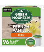 Green Mountain Coffee French Vanilla Decaf, Keurig K-Cup Pod, Light Roas... - $543.07 MXN