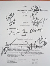 JAG Signed TV Script Screenplay X7 Autograph David James Elliott Catheri... - $19.99