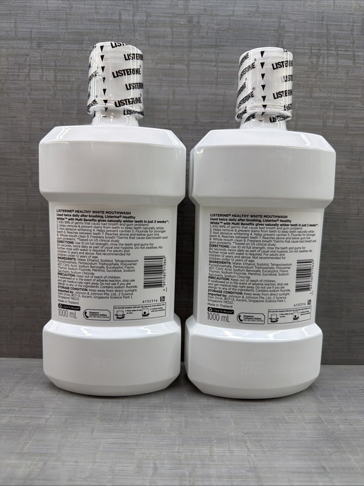 Lot of 2 LISTERINE Healthy White Mouthwash Multi Benefits,  32oz Each Item image 3