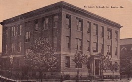 St. Leo&#39;s School St. Louis Missouri MO 1913 Matson Augusta Postcard C41 - £2.37 GBP