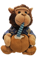 Cuddle Barn Plush Monkey Musical Pina Colada Escape Song Vacation Monty Toy - £27.58 GBP