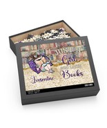 Puzzle, Just a Girl who Loves Books, Brunette Hair, Personalised/Non-Per... - £19.65 GBP+