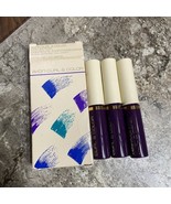 Vintage Avon Curl And Color Collection 3 Mini Mascaras Black Sapphire Te... - $24.43 CAD