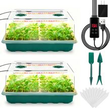 Baroque Style Seedling Starter Tray with Humidity Control and Automatic ... - $71.23