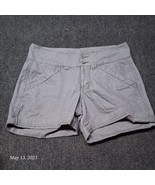 The North Face Shorts Women Size 6 Gray Mid Rise 5&quot; Inseam Outdoor Hiking - $24.45