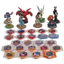 Disney Infinity 2.0 Disney Originals 8 Figures w 23 Power Discs Lot - $49.40