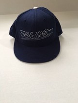 Mitchell And Ness Brand Fitted Hat 7 3/8 Professional Model Navy Blue - $19.70