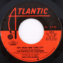 The Manhattan Transfer – Boy From New York City / Confirmation 45 rpm 7&quot; Single - £4.04 GBP