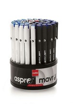 Low Cost Pack of 50 Cello Aspro Mavro Ball Pens with Stand Assorted ink 0.7 mm - £33.06 GBP