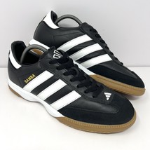 Adidas Men’s Samba Millennium Indoor Soccer Shoe Sz 10 Black White 08855... - $74.20