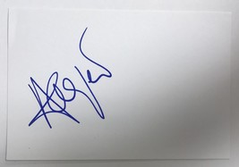 Huey Lewis Signed Autographed 4x6 Index Card #2 - £23.48 GBP
