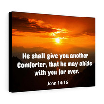  Comforter John 14:16 Christian Home Decor Bible Art Unframed - £68.33 GBP+