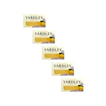 5 Pack Yardley Lemon Verbena With Shea Butter Bar Soap 4 Ounce Each - $18.50