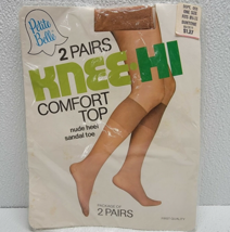 Vintage New Woolworth Petite Belle Knee-Hi Comfort Top Suntone Sandal To... - €5,57 EUR