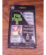 GE Flip Flash II Twin Pack, with 2 arrays and 16 flashes, sealed - £4.68 GBP