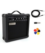 20W Pro Electric Guitar Black Amplifier Amp Practice Small Portable Trav... - $61.96