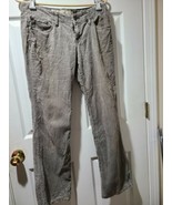 LOFT Ann Taylor Women Curvy Boot Leg Pants Corduroy Size 6  Gray - €12,96 EUR