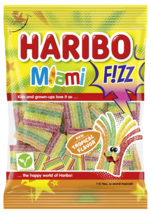 Haribo Miami Fizz Sour Gummies Snack Pack 85g-Made In Europe -FREE Ship - £5.79 GBP