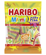 HARIBO Miami FIZZ sour gummies Snack pack 85g-Made in EUROPE -FREE SHIP - £5.88 GBP