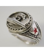 Mig15 Dogfighter Mens ring sterling silver 925 - $107.87 CAD