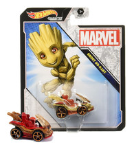 Hot Wheels Marvel Groot Go-Kart Character Cars Mint on Card - £6.98 GBP