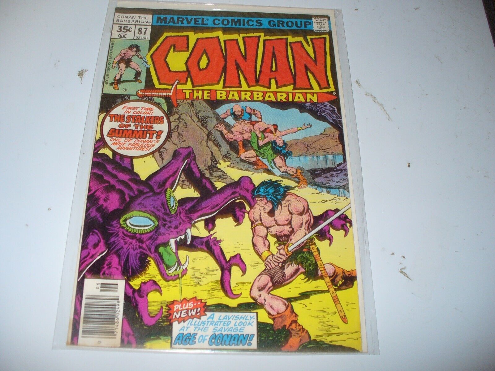 Conan The Barbarian #87 Marvel Bagged &amp; Boarded - $3.22