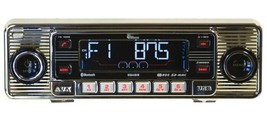 NEW AM FM Car Stereo Radio Vintage 80&#39;s Style iPOD &amp; USB Inputs Bluetooth &amp; CD - £159.83 GBP