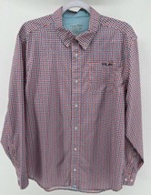 HUK Men&#39;s Performance Fishing Shirt Medium Plaid Button Down New Without Tags - £18.85 GBP