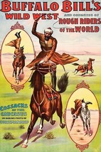 Buffalo Bill Wild West with Russian Cossack riders - Art Print - £17.85 GBP+