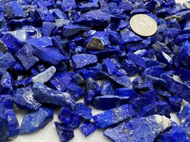 Lapis Lazuli Rough Raw Premium grade AAA cabs cutter gemstone crystals 4kg rough - £170.91 GBP
