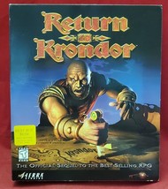 Return To Krondor (Pc, 1998) Sierra Big Box Pc CD-ROM Video Game Vintage - £11.62 GBP