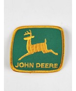 Vintage John Deere Embroidered Patch Unused for Hat Vest Jacket Green &amp; ... - £15.54 GBP