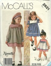 McCall&#39;s Sewing Pattern 2621 Girls Dress Size 2 Used - £7.84 GBP